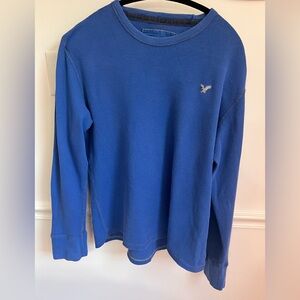 American Eagle Outfitters Blue Crewneck Sweater